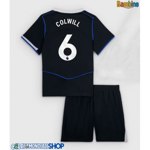 Maglie da calcio Chelsea Levi Colwill #6 Terza Maglia Bambino 2025-26 Manica Corta + Pantaloni corti)